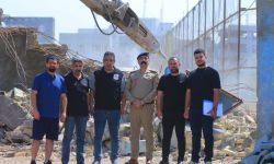 المباشرة بهدم ملعب نادي القوة الجوية ببغداد لبناء مجمع رياضي متكامل.